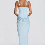Ruched Bodycon Maxi Dress