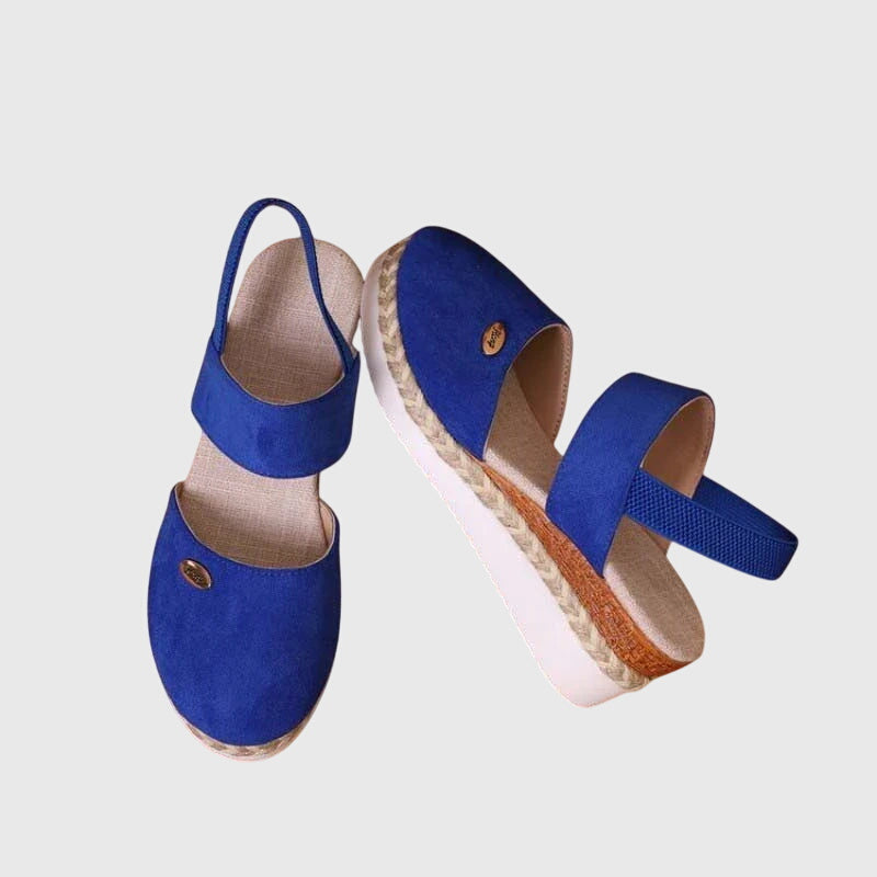 Closed Toe Slingback Espadrille Sandals