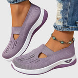 Breathable Slip-On Knit Trainers