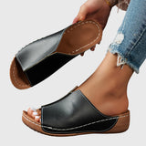 Open Toe Slip-On Clog Sandals