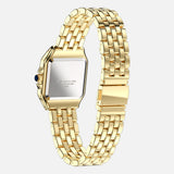 Women's Vintage Quartz Watch Square Stainless Steel Case