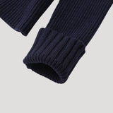 Women's Knit Cardigan Denim Trim