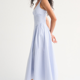 Sleeveless Printed Midi Dress