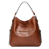 Women's Hobo Shoulder Bag with Matching Pouch