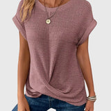 Textured Relaxed Short Sleeve T-Shirt