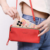 Women's Compact Crossbody Phone Bag with Zip