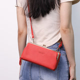 Women's Compact Crossbody Phone Bag with Zip