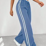 Wide-Leg Track Pants