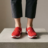 Women's Mesh Knit Cushioned Lace-Up Sneakers