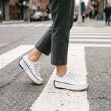 Women's Cushioned Lace-Up Everyday Sneakers