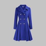 Double-Breasted Belted Trench Coat Dress