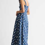 Sleeveless Printed Midi Dress