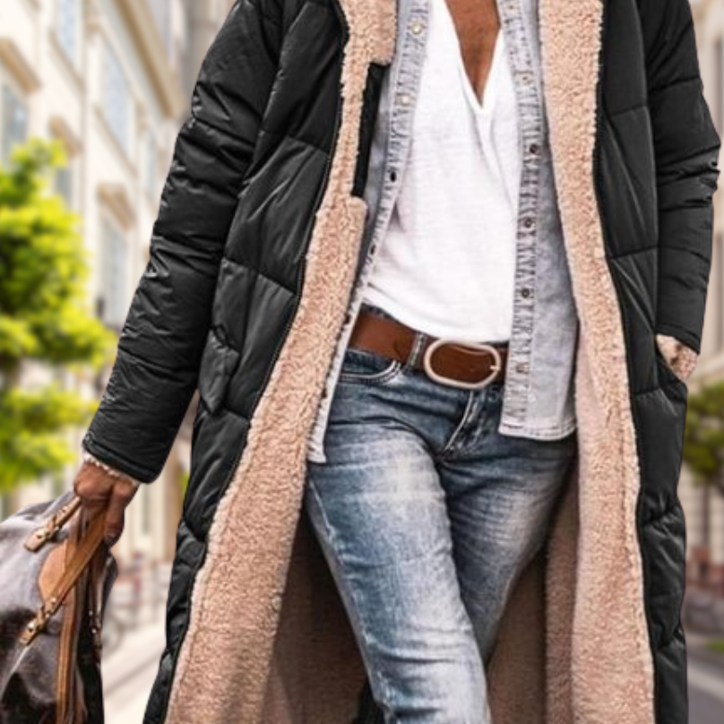 Women's Reversible Hooded Cashmere Blend Jacket