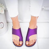 Wide Strap Slip-On Sandals