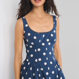 Sleeveless Printed Midi Dress