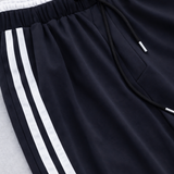 Women's Wide Leg Side Stripe Drawstring Trousers