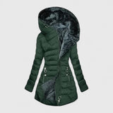 Hooded Quilted Longline Puffer Jacket