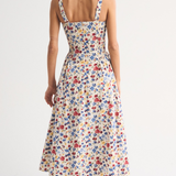 Sleeveless Printed Midi Dress