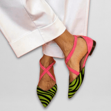 Pointed Toe Slingback Flats