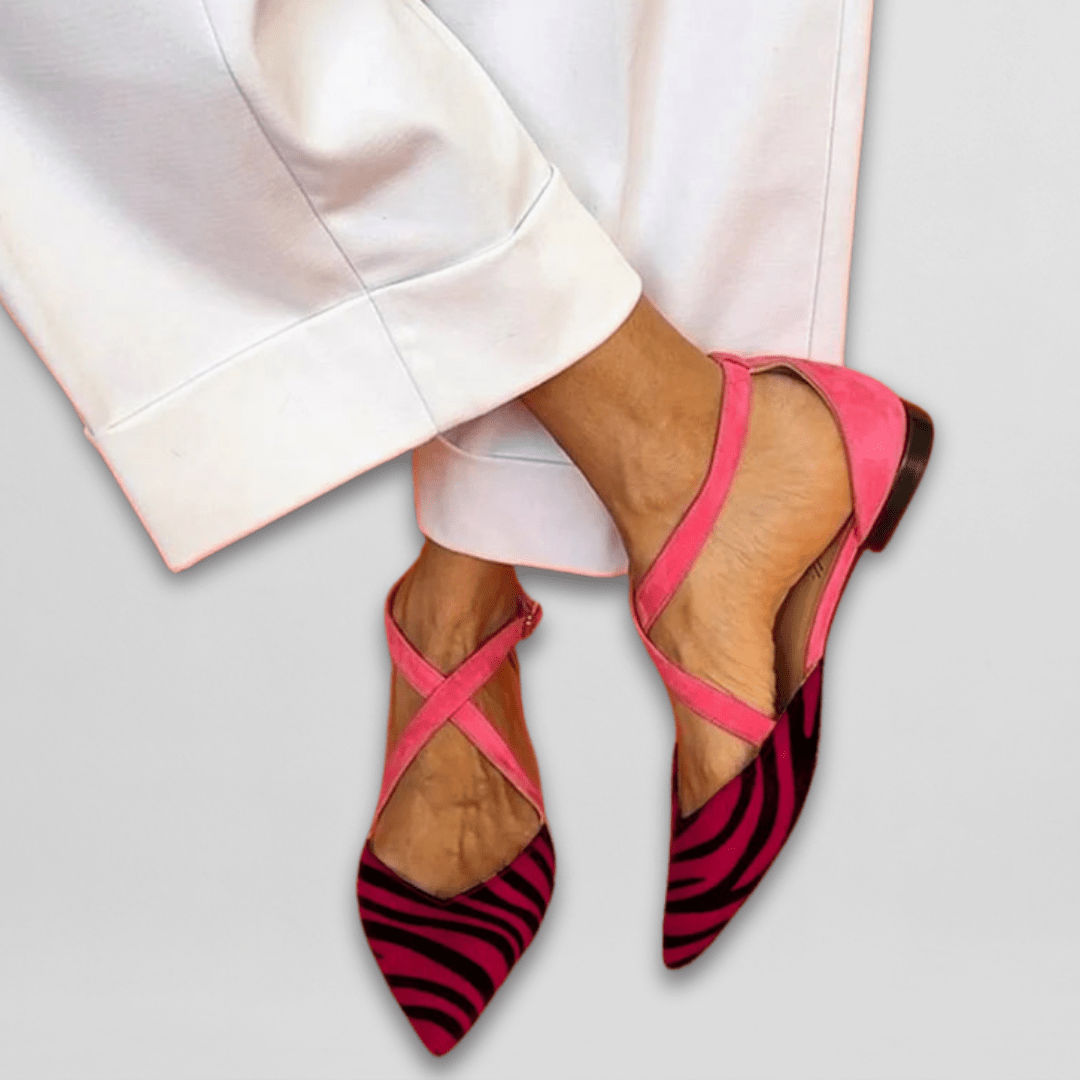 Pointed Toe Slingback Flats