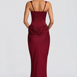 Ruched Bodycon Maxi Dress