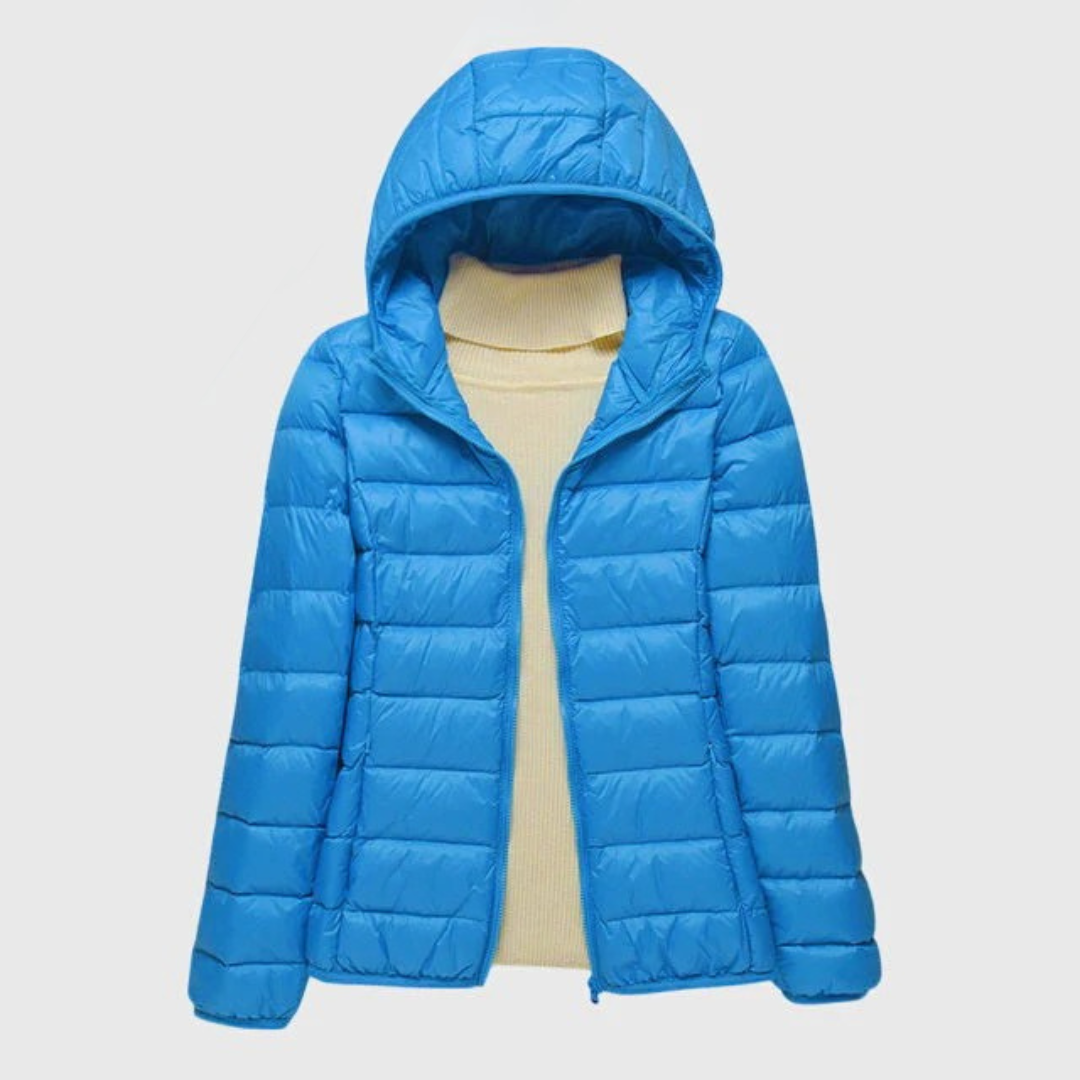 Hooded Lightweight Quilted Puffer Jacket