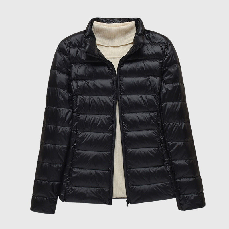 Hooded Lightweight Quilted Puffer Jacket