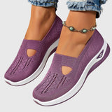 Breathable Slip-On Knit Trainers