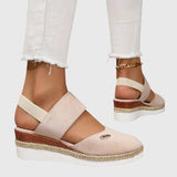 Closed Toe Slingback Espadrille Sandals