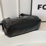 Women's Faux Leather Shoulder Bag with Detachable Strap