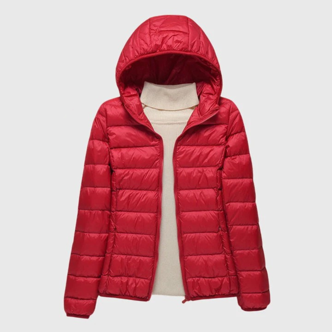 Hooded Lightweight Quilted Puffer Jacket