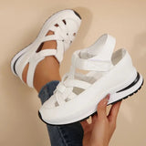 Cutout Sport Platform Sandals
