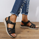 Women's Cushioned Footbed Adjustable Strap Walking Sandals