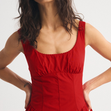 Sleeveless Printed Midi Dress