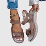 Adjustable Double Strap Platform Sandals