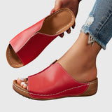 Open Toe Slip-On Clog Sandals