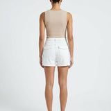 Women's Low-Waist Straight-Leg Stretch Cotton Shorts