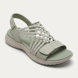 Women's Multi-Strap Open-Toe Flat Sandals
