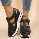 Cutout Sport Platform Sandals
