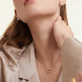 Women's Gold-Plated Stainless Steel Chain Necklace