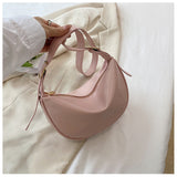 Women's Crescent Crossbody Bag with Adjustable Strap