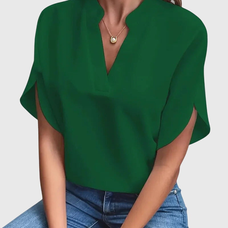 Beatrix | Soft V Neck Blouse