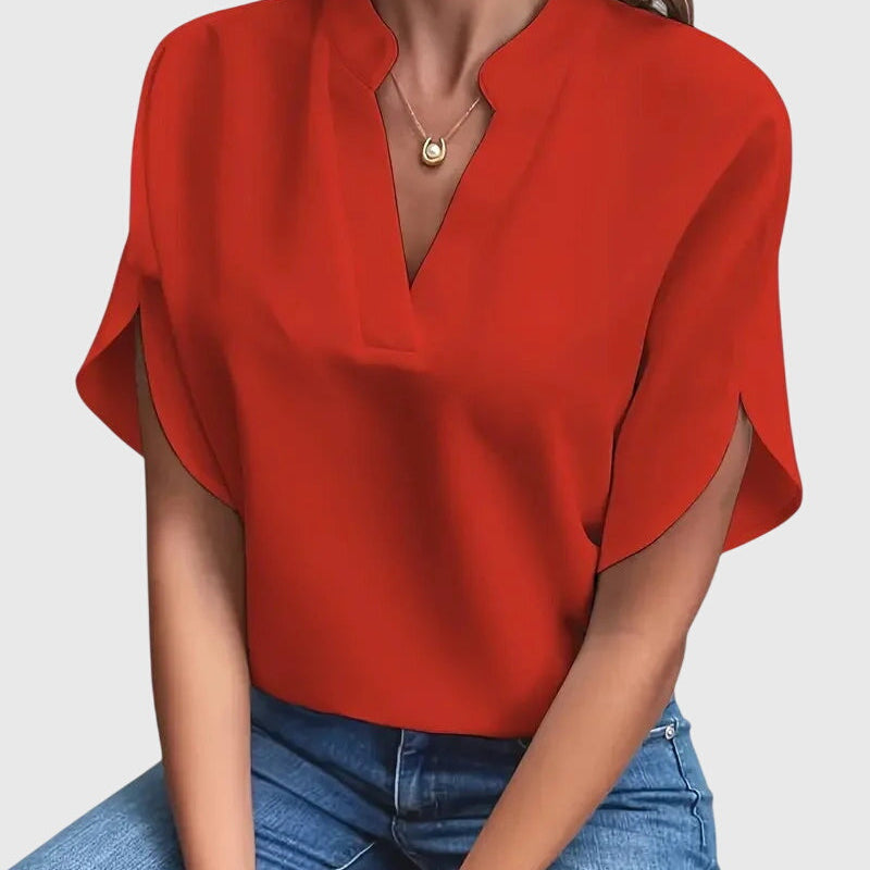 Beatrix | Soft V Neck Blouse