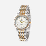 Women's Quartz Watch with Sparkling Bezel