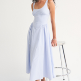 Sleeveless Printed Midi Dress