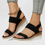 Adjustable Wedge Strap Sandals