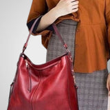 Large Multi-Strap Shoulder Bag with Pouch