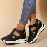 Cutout Sport Platform Sandals