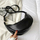 Women's Crescent Crossbody Bag with Adjustable Strap