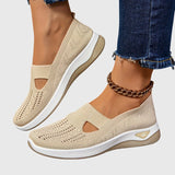 Breathable Slip-On Knit Trainers